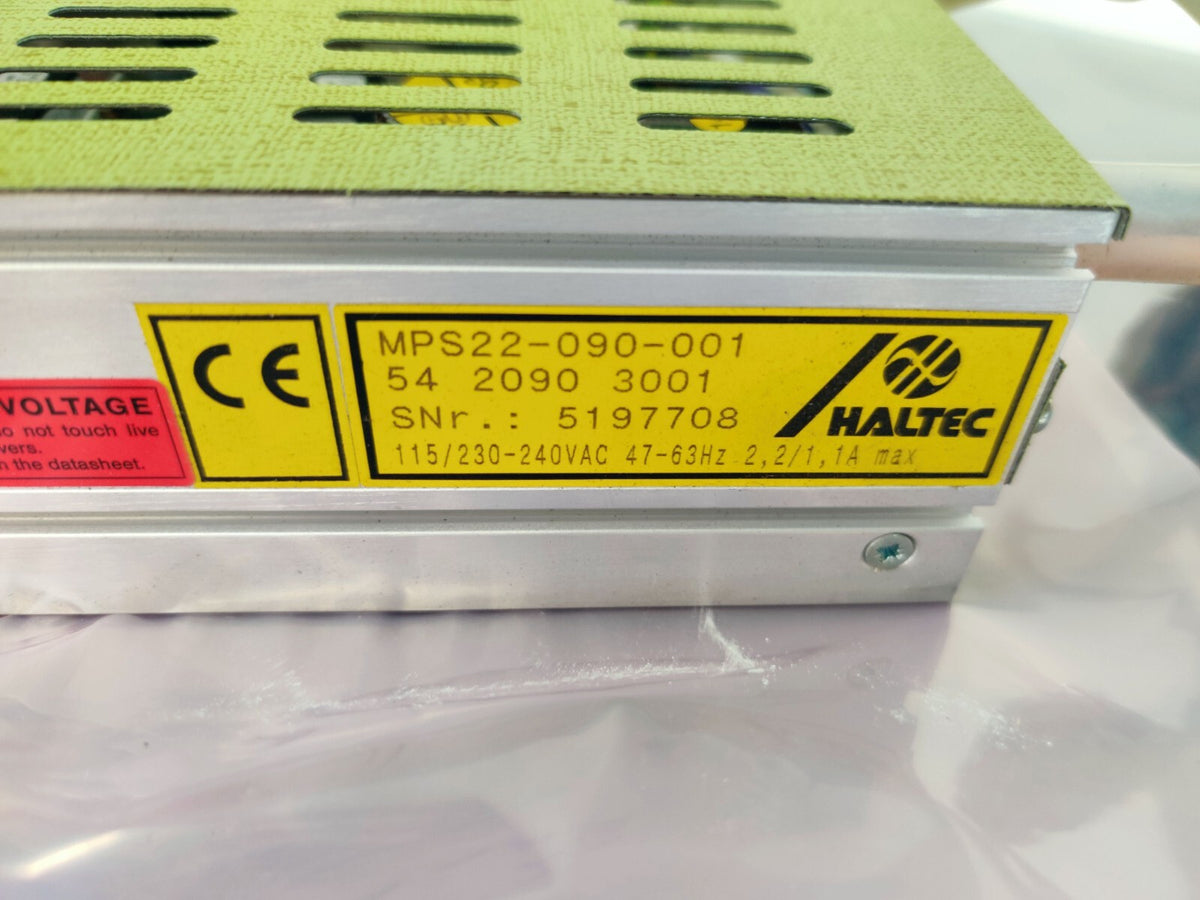 Haltec MPS22-090-001 Power Supply 115/230-240VAC 47-63Hz Out: 2,2/1,1A max - 