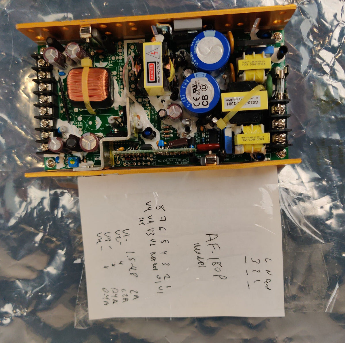 Power Solution AF-180P D75-136A 180W Power Supply Out: 30V/3.5A 35V/2A, 100-240V - 