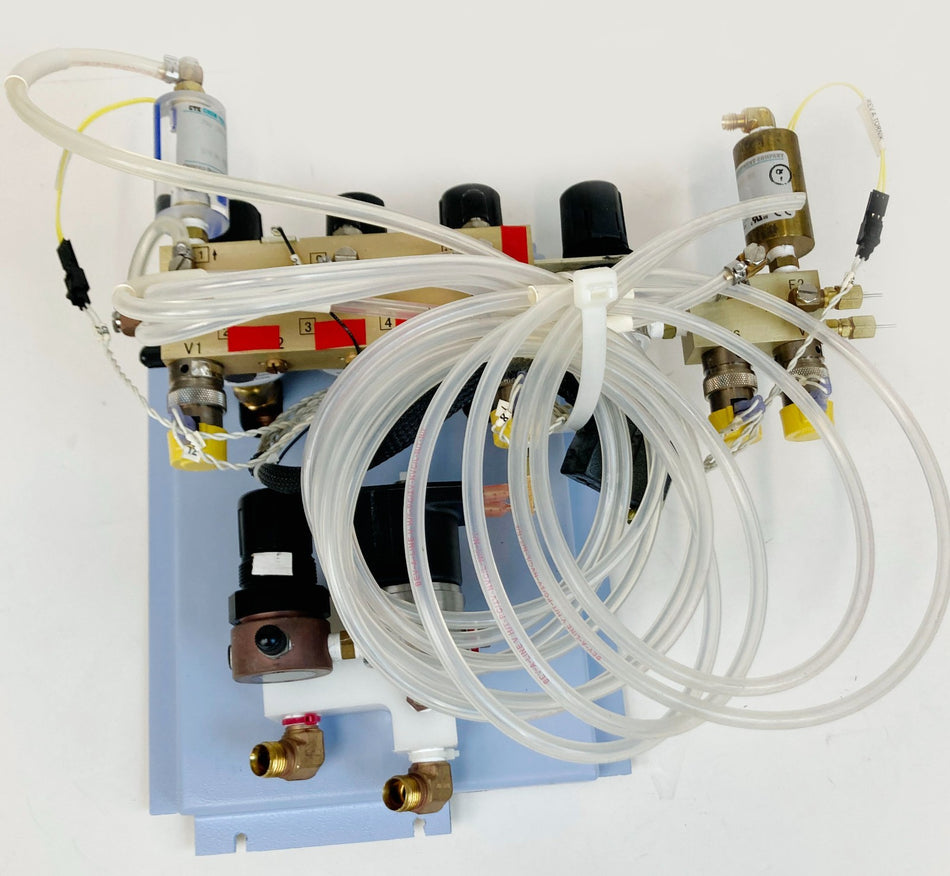 PerkinElmer Optima ICP N077-0305 Pneumatic Gas Manifold Ar, Air/N2, N2 Working