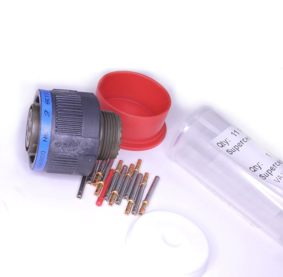 17pcs DEUTSCH 38999 Circular MIL Spec Connector Amphenol w Pin for AH-64-D NEW