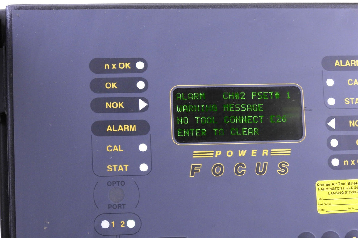 Atlas Copco 2102-S4-115R 2-CH Power Focus Nutrunner Torque Controller