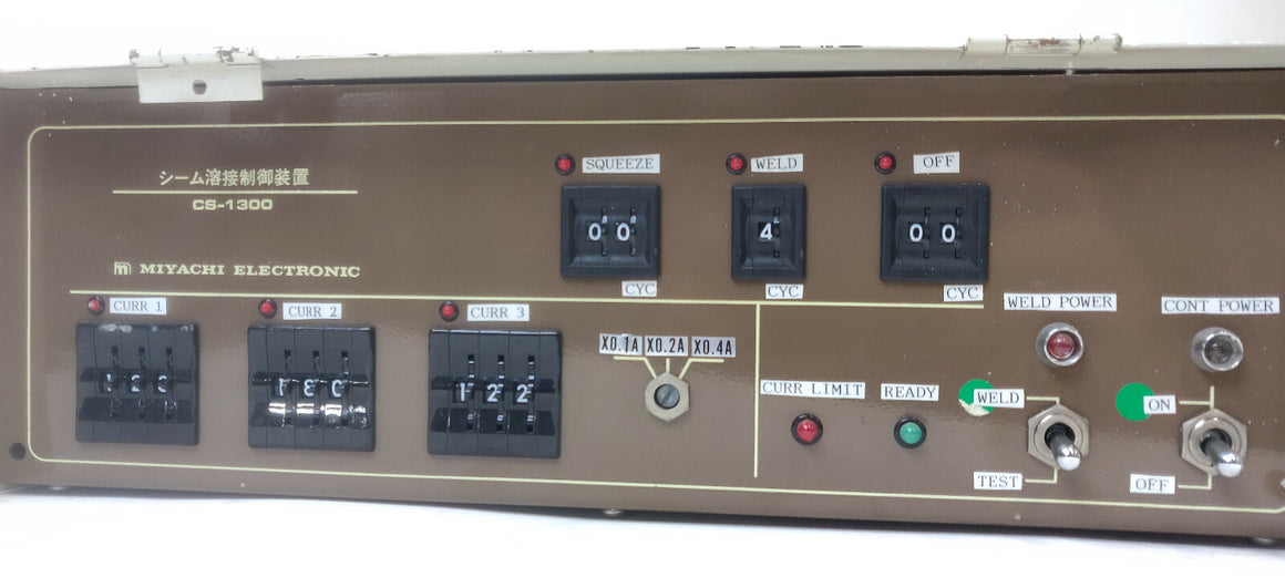 Miyachi Unitek CS-1300 Seam Spot Welding Control Device. Japan