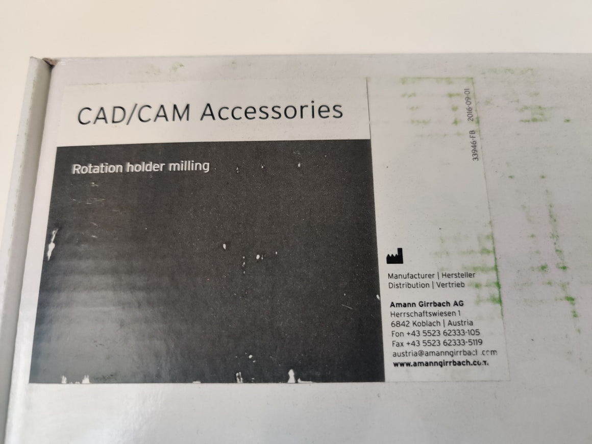 Amann Girrbach 179614 Blank Rotation Holder for Ceramill Mikro IC CAD/CAM - 