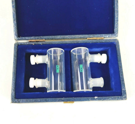 Fisher Scientific 14-385-982E Pair of Two Usable Cylindrical Cuvettes 5.000 w