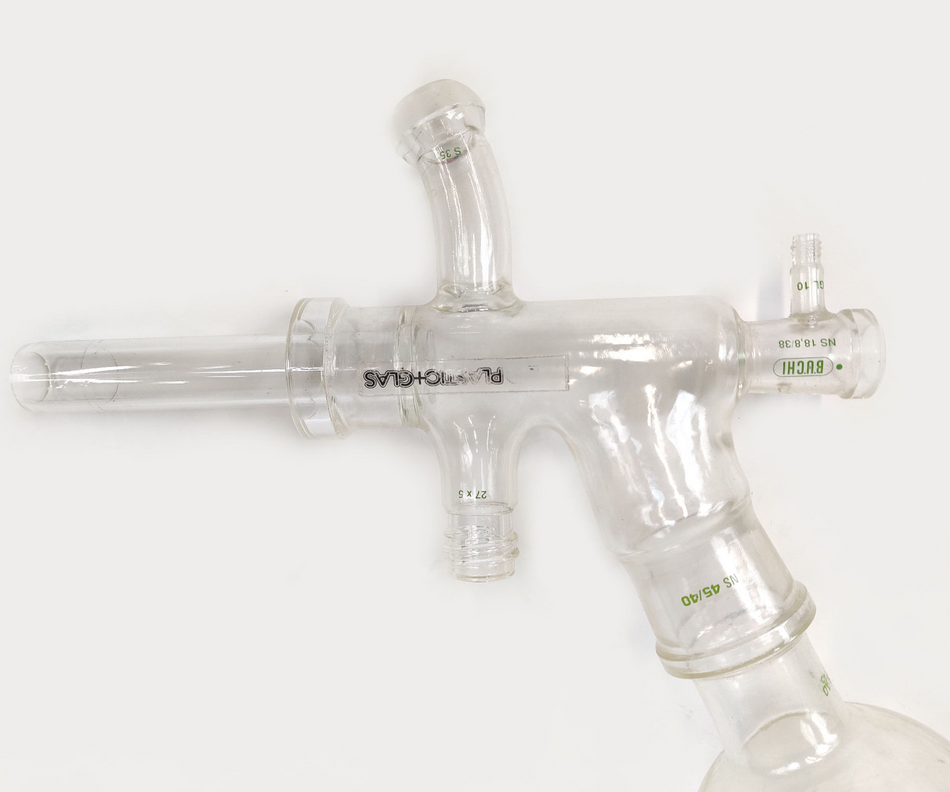 Buchi Rotary Evaporator Glassware Distribution Head GL 10 GL 14 w Condenser