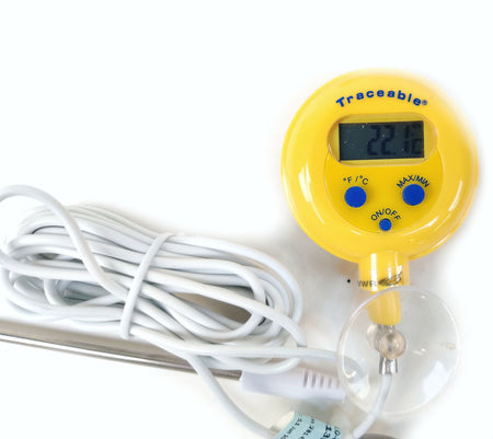 VWR 46610-024 Traceable Waterproof Thermometer –50 to 300°C with Probe and Cable
