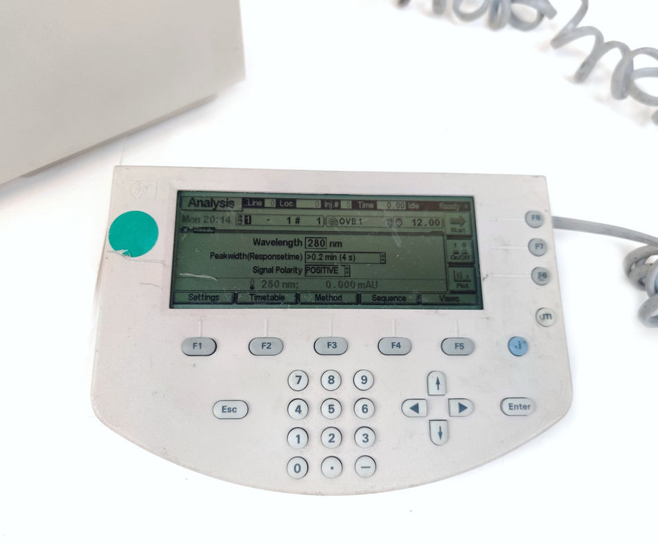 Agilent G1314A VWD Wavelength Detector 1100 HPLC w Standard Cell LAN Card Tested