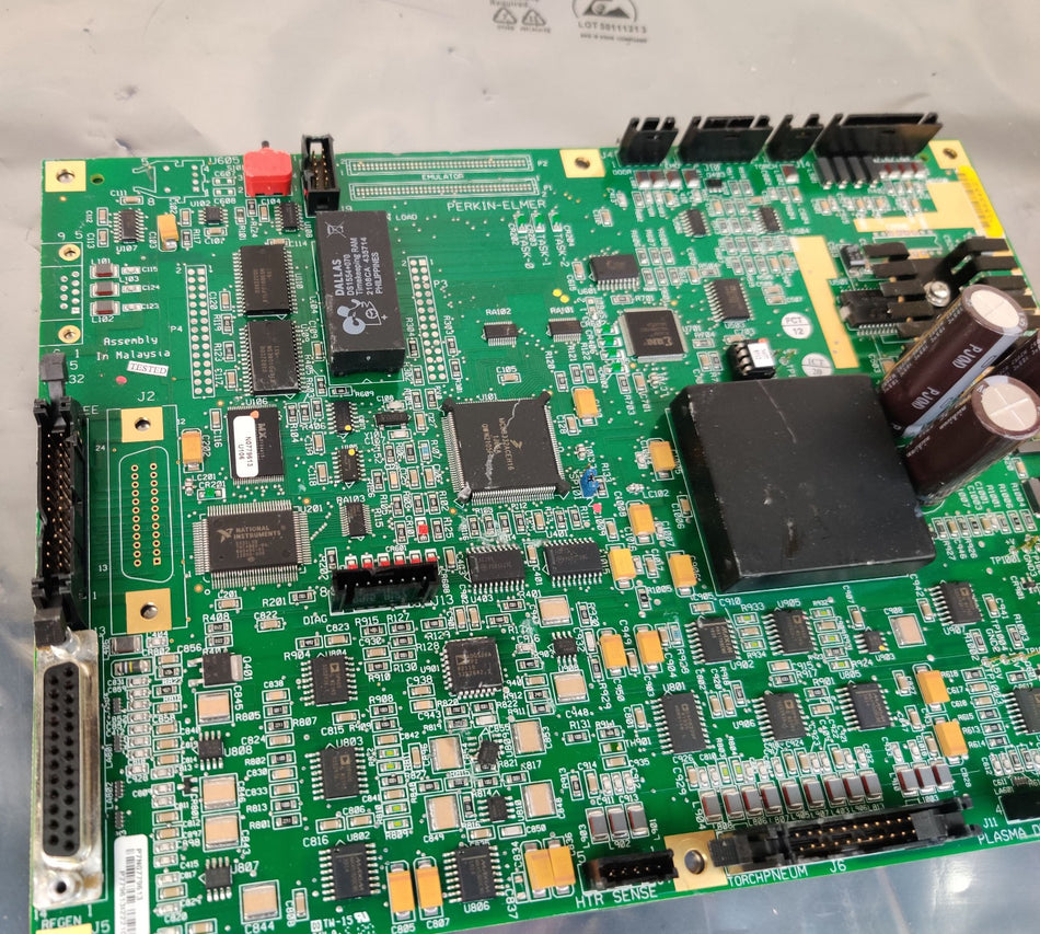 PerkinElmer Optima N0779614 issue C PCB Board RF CTRLR/LIMIT IEEE Emulator