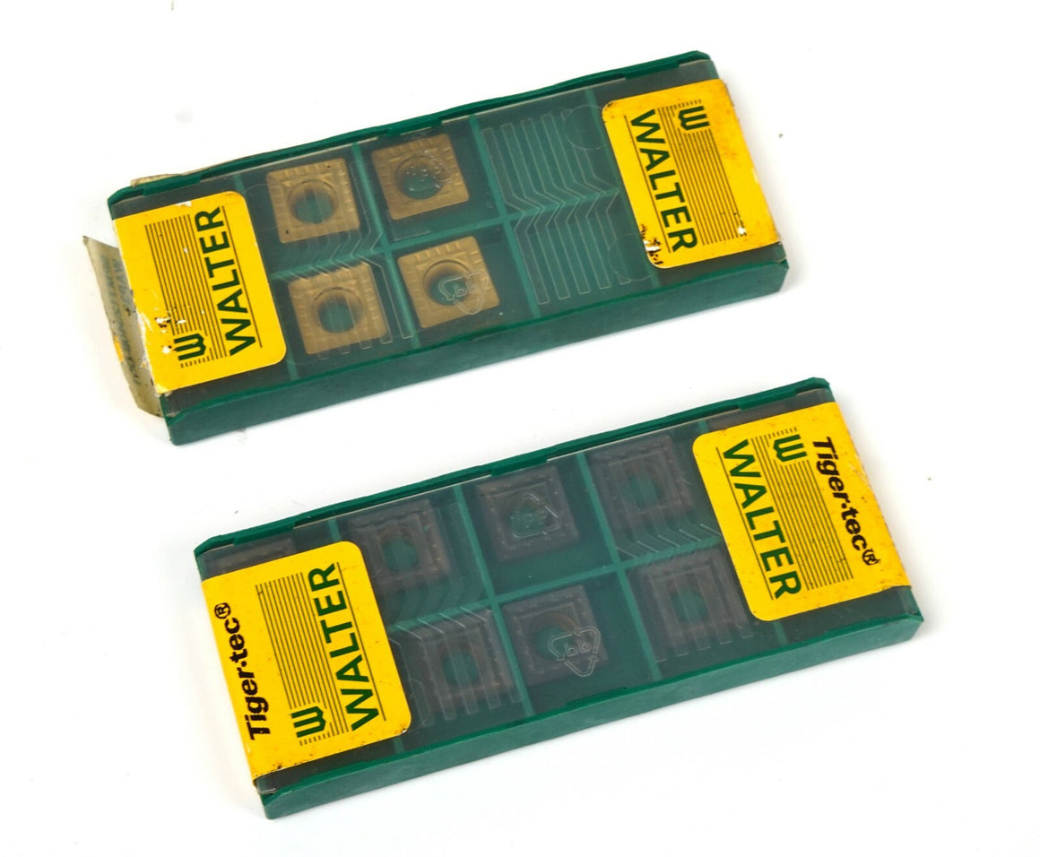 Walter Tiget-Tec10x SPMT120408-F55 WAK25 5x SPMT120408-D51 WAP35 Carbide Inserts
