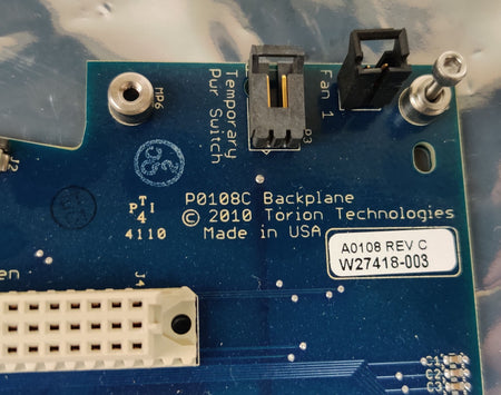 Perkinelmer P0108C Backplane PCB Board for Torion T-9 Portable GC/MS