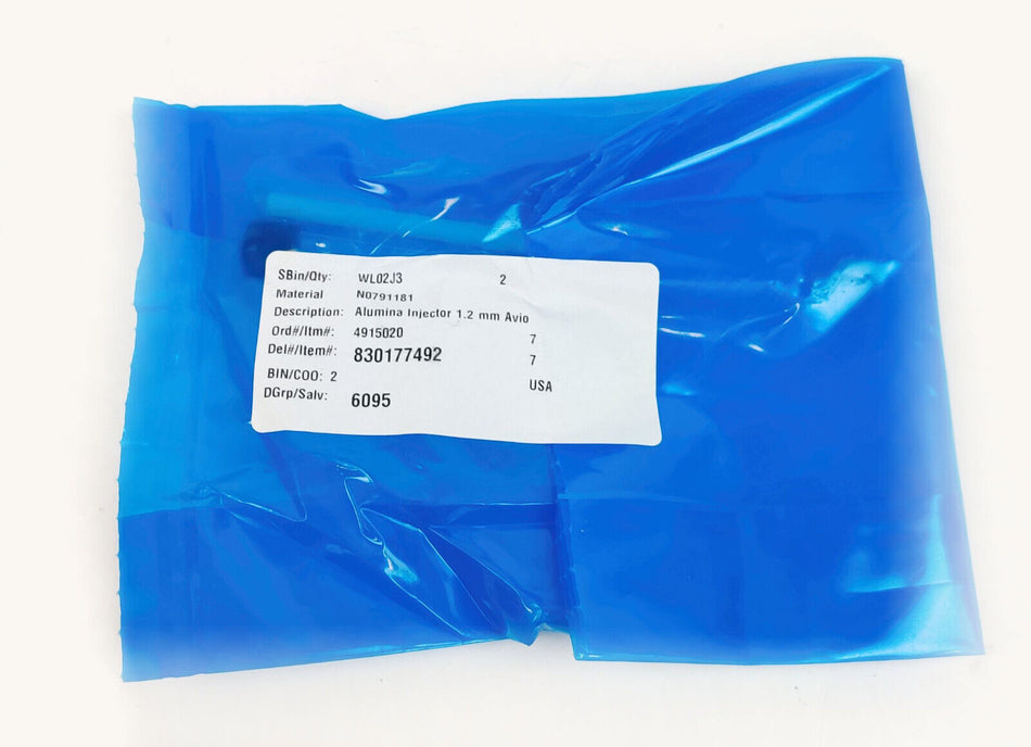PerkinElmer N0791181 Alumina Injector, 1.2 mm for Avio 200 500
