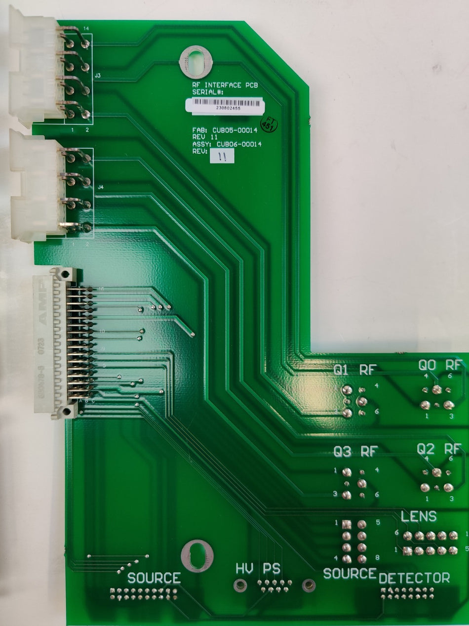 Varian 300-MS 310-MS RF Interface PCB CUB05-00014 w Rear Connection PCB Tested