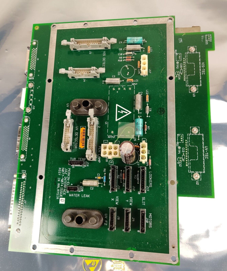 PerkinElmer Optima Series ICP-OES N077-9074 N0779074 Jaz Interface Board PCB