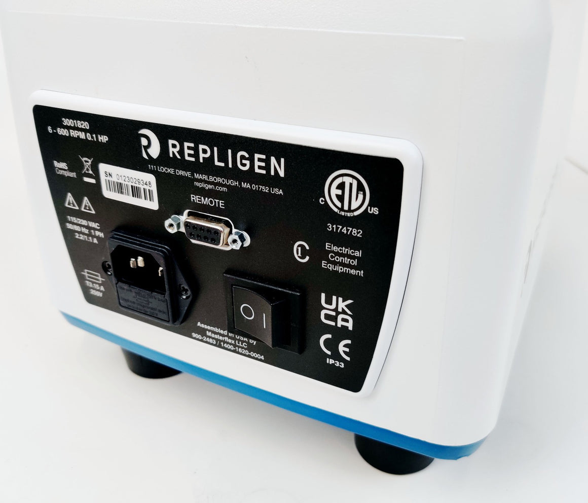 Spectrum Labs Repligen Digital Peristaltic Drive Pump 600RPM Masterflex 07528-10