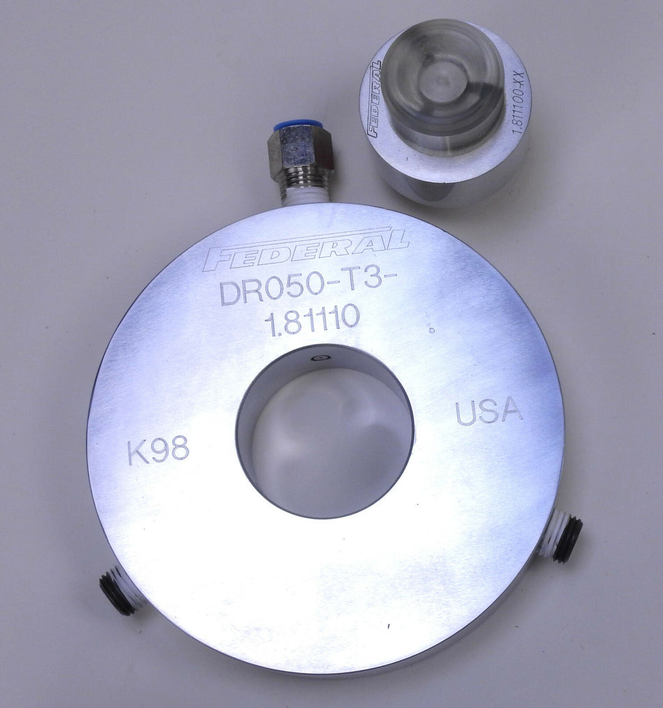Mahr Federal DR50-T3-1.81110 Class XX Jet Air Ring Gage w Master Setting