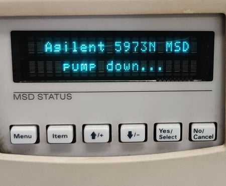 Agilent 5973N MSD Detector Mainboard G1099-60010 With G1099-60001 Log Amp Tested