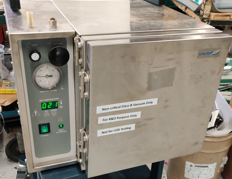 VWR SL Shel Lab 1410M 9100706 Stainless Steel Digital Laboratory Vacuum Oven