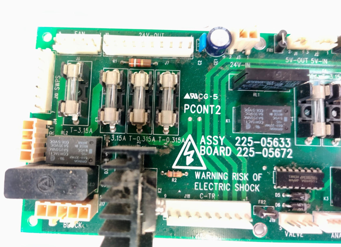 Shimadzu 225-05672 PCONT2 Power Board 225-05633 Assy for LCMS-2010 EV LC-MS