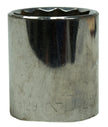 538129 KD tools vollpoliert, 1/2" Antrieb, Standard-Metrik-Steckschlüsseleinsatz 29mm 12-Kant