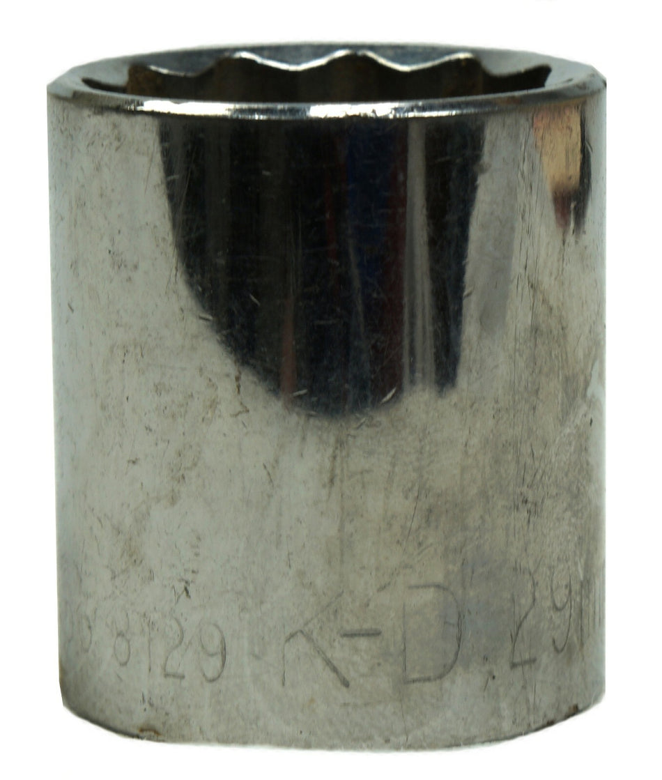 538129 KD tools Full Polished 1/2" Drive Standard Metric Socket 29mm 12 Point