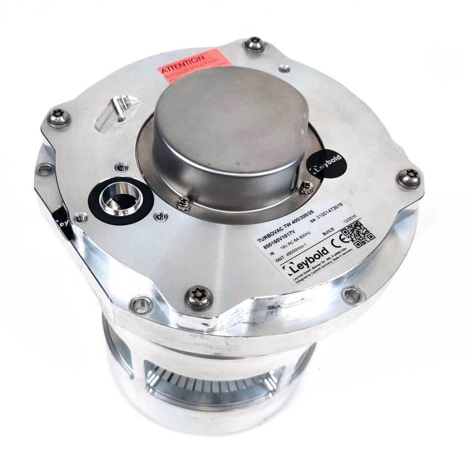 Oerlikon Leybold 800160V1017V TW 400/300/25 Turbovac Turbomolecular Vaccum Pump