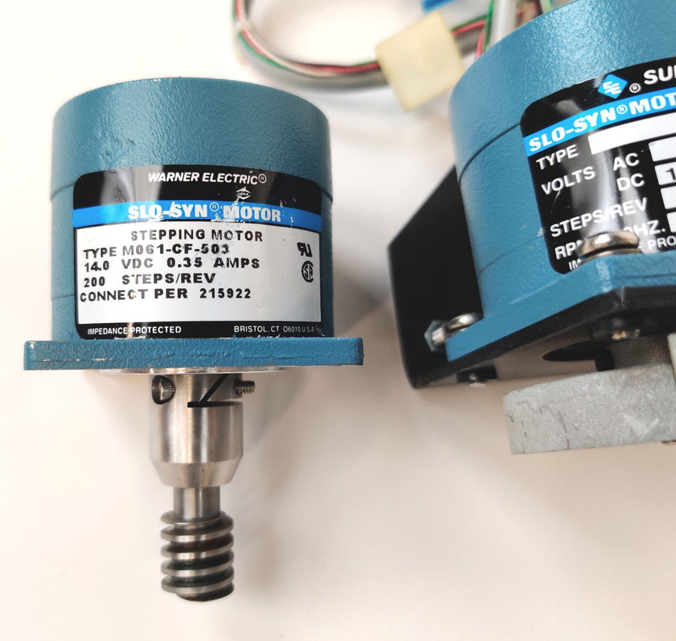 3pcs Warner Slo-Syn Synchronous Stepping Motor 14VDC M061-CF-503 Super Electric