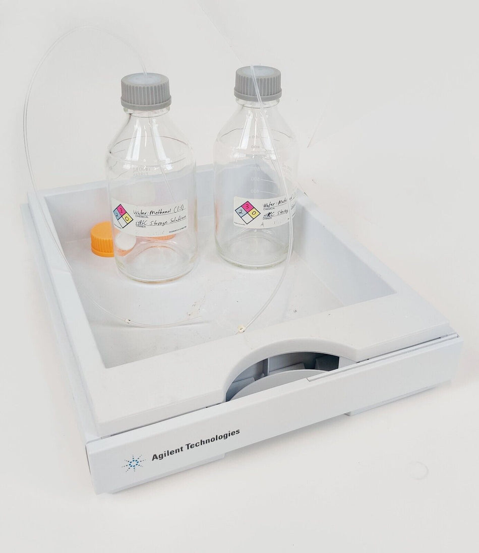 Agilent 1200 HPLC Solvent Tray w Front Panel, 2 1000mL Bottles for Degasser Pump