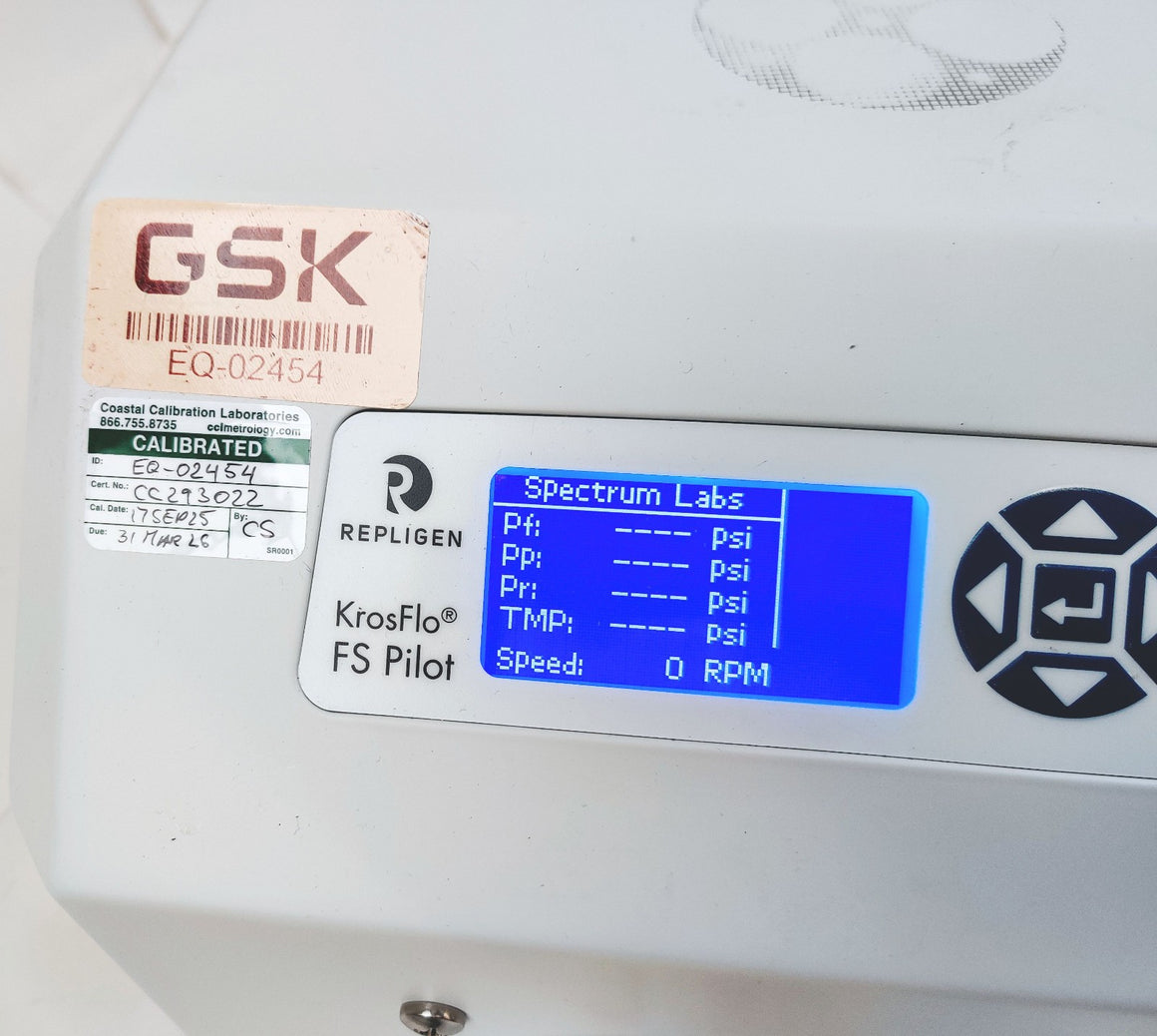 Spectrum Labs KrosFlo TFF System Pump w Head, Scale. Repligen Masterflex 74000