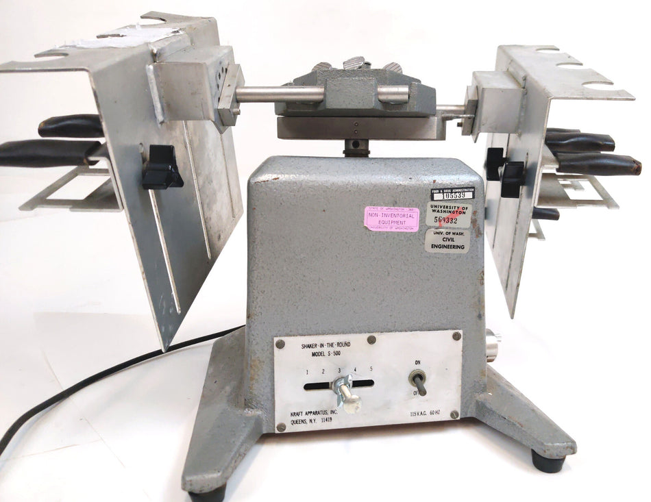 Kraft Apparatus Kraft Apparatus S-500 Shaker In The Round 115VAC compare Burrell Model 75 Tested