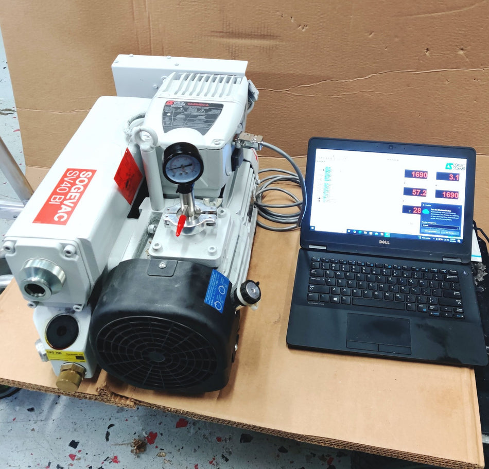 Leybold Sogevac SV40BI Rotary Vane Vacuum Pump 960331V3005 Working and Tested