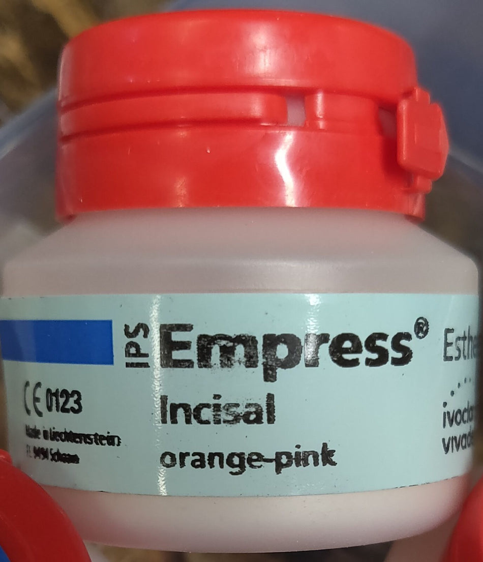 Ivoclar Vivadent Empress Esthetic Blue, Orange Pink, Edge, Grey & Ingot E TC Lot of 5. NEW