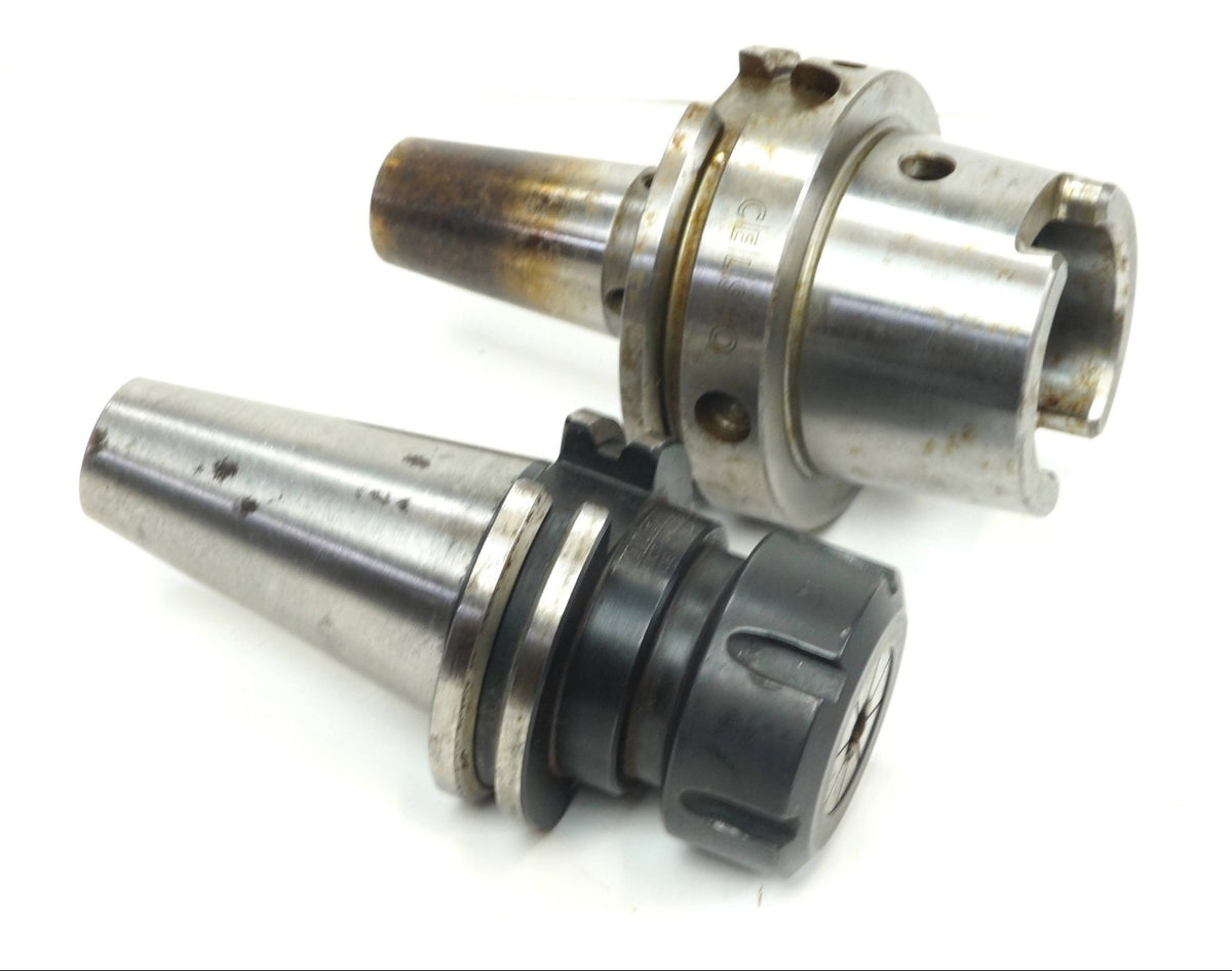 Schunk 208162 10mm HSK-A80 + Valenite CAT40 V40CT-SAC32 Collet Tool Holders - 