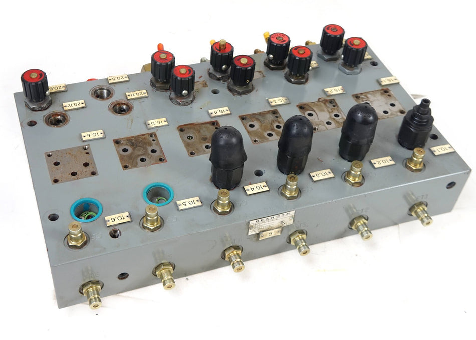 Bosch Rexroth AGA-5525-0-C Hydraulic Manifold For 6 Valves 2/3 way M-3SE6 4000ps