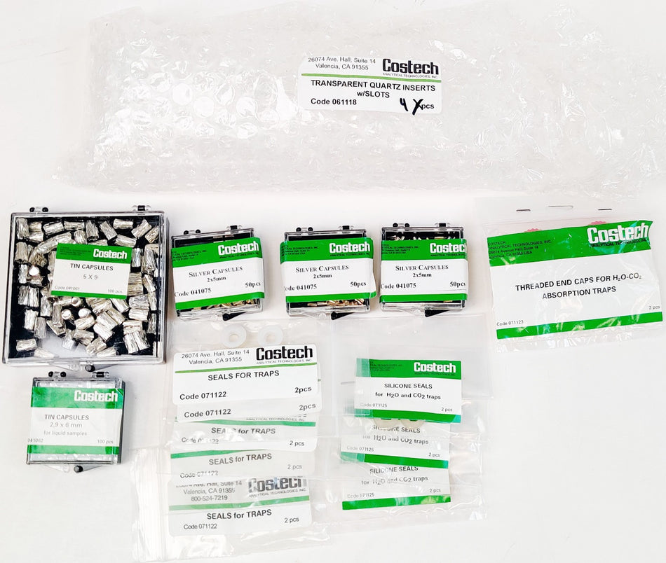 Costech Thermo EA 1112 Flash 2000 CHNS-O Analyzer Reagents and Consumables KIT