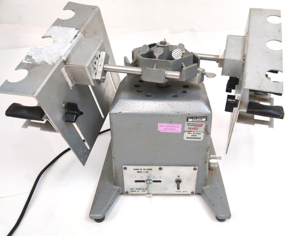 Kraft Apparatus Kraft Apparatus S-500 Shaker In The Round 115VAC compare Burrell Model 75 Tested