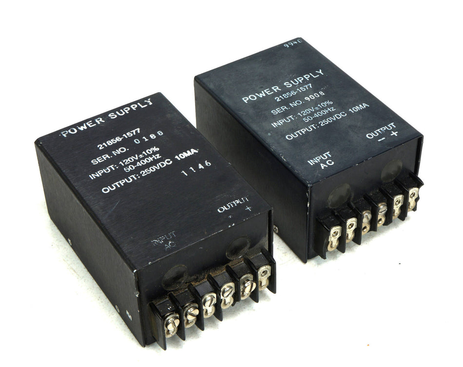 Centroid DC Centroid AC DC Power Supply 21856-1577 250VDC 10mA Input 120 VAC TESTED