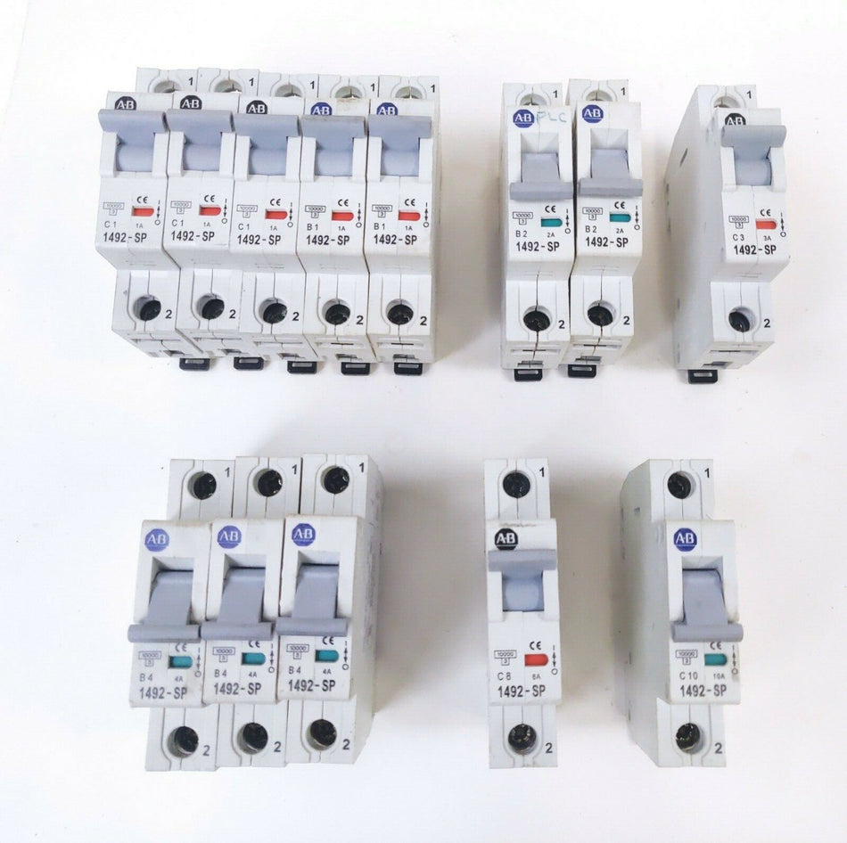 Allen Bradley 1492-SP ser C or B 1 Pole Circuit Braker 1A / 2A / 3A / 4A / 8A /