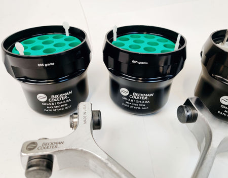 Beckman Coulter GH-3.8/GH-3.8A Swing Bucket 686 685 681 gramos w Rotor LOT OF 4