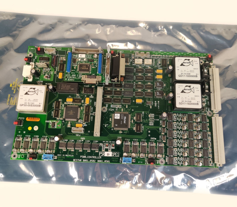 PerkinElmer Optima DV ICP BESTNR B081_0502 P500 Controller PCB B081_0501 Working