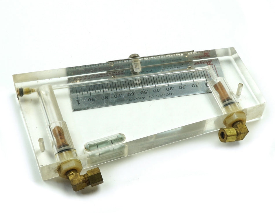 DWYER INSTRUMENTS, INC Dwyer 250-AF Inclined Manometer Air Filter Gage .10-0-1.0" w.c. 5-1/2" Scale