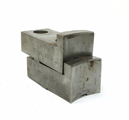 Set of 2 Daco 7" x 4.725" Soft Jaw Standard Tongue & Groove for 15" lathe Chuck