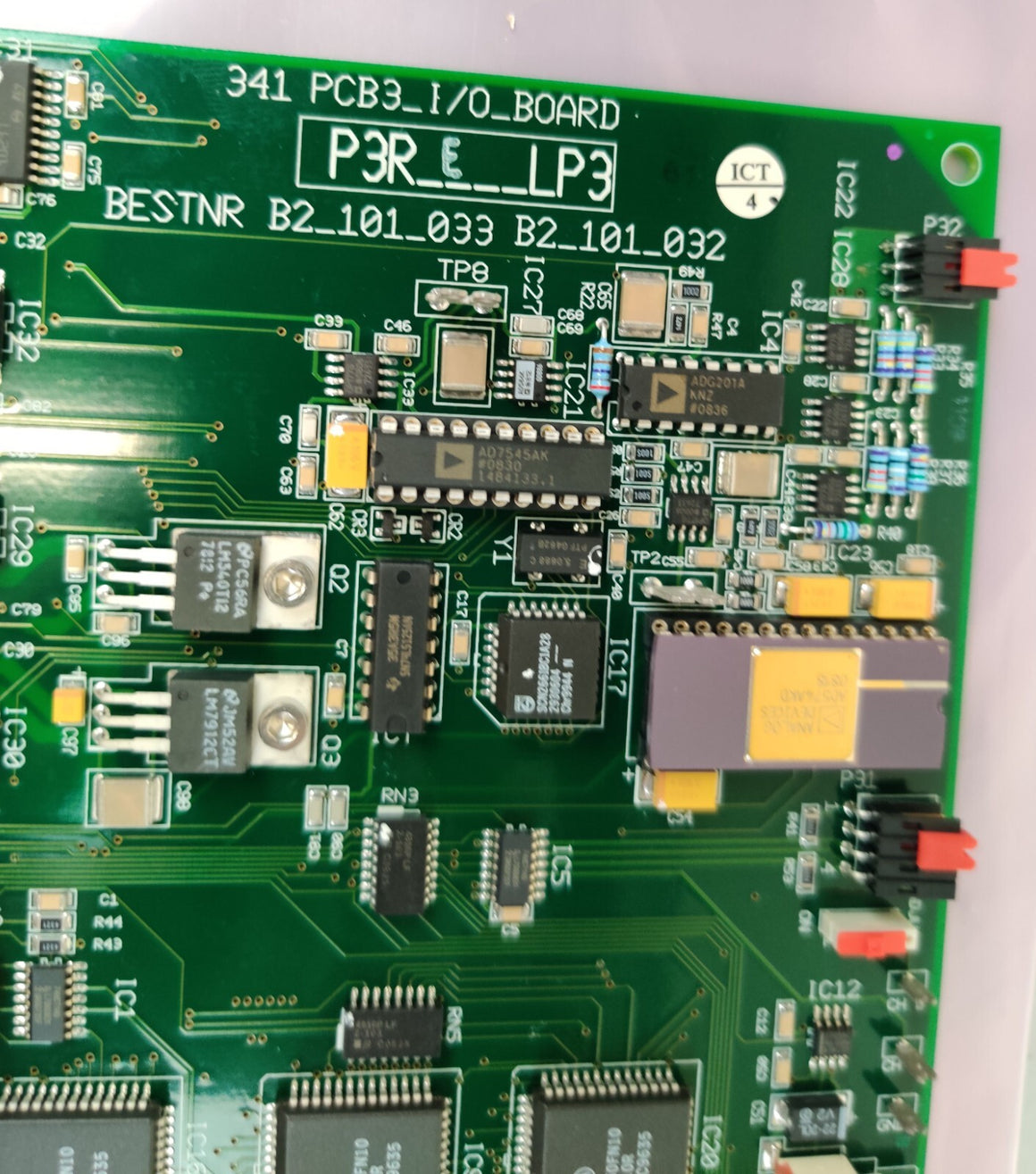 Perkin Elmer Polarimeter 341 PCB 3 I/O Board B2-101-033 B2101-032
