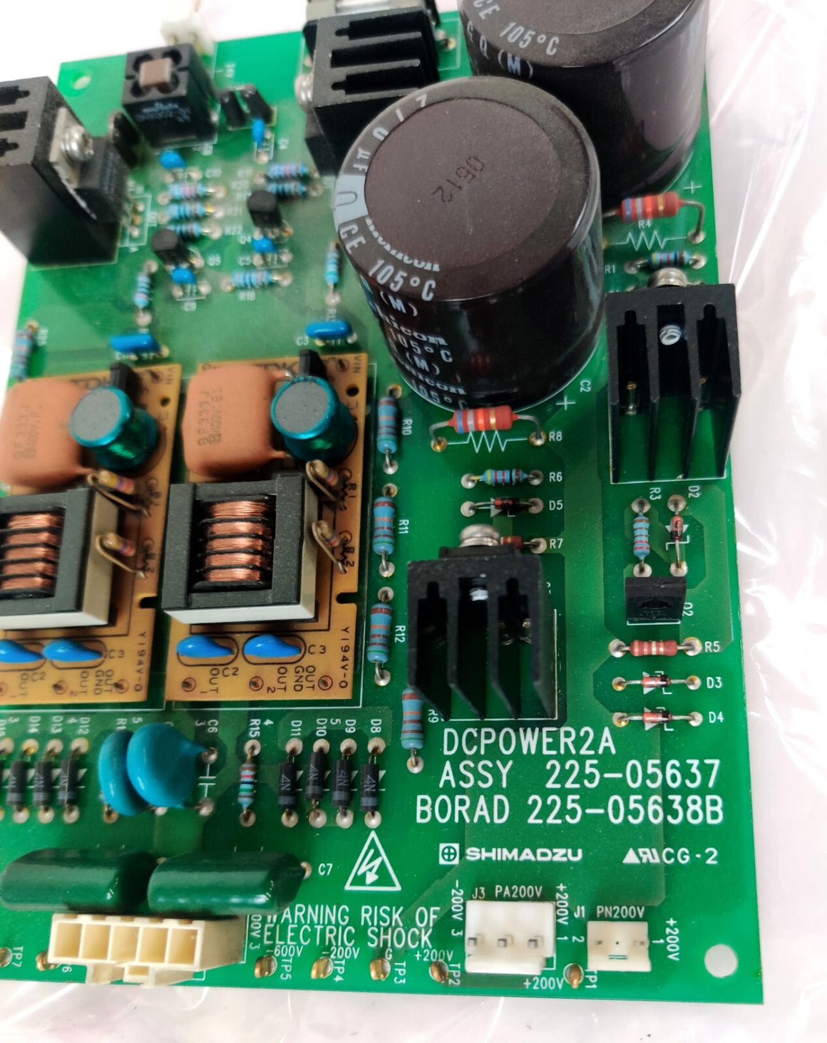 Shimadzu 225-05637 DC Power 2A Assy 225-05638B Board for LCMS-2010 EV LC-MS