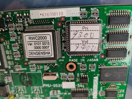 Dengensha PMU-0531 Circuit Board Ver. 0101 0015 for RWC-2000 Weld Control - 