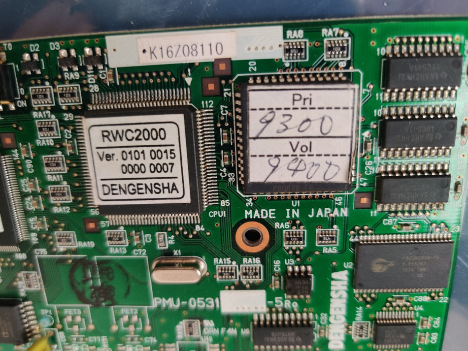 Dengensha Dengensha PMU-0531 placa de circuito impreso (PCB) ver. 0101 0015 para control de soldadura RWC-2000