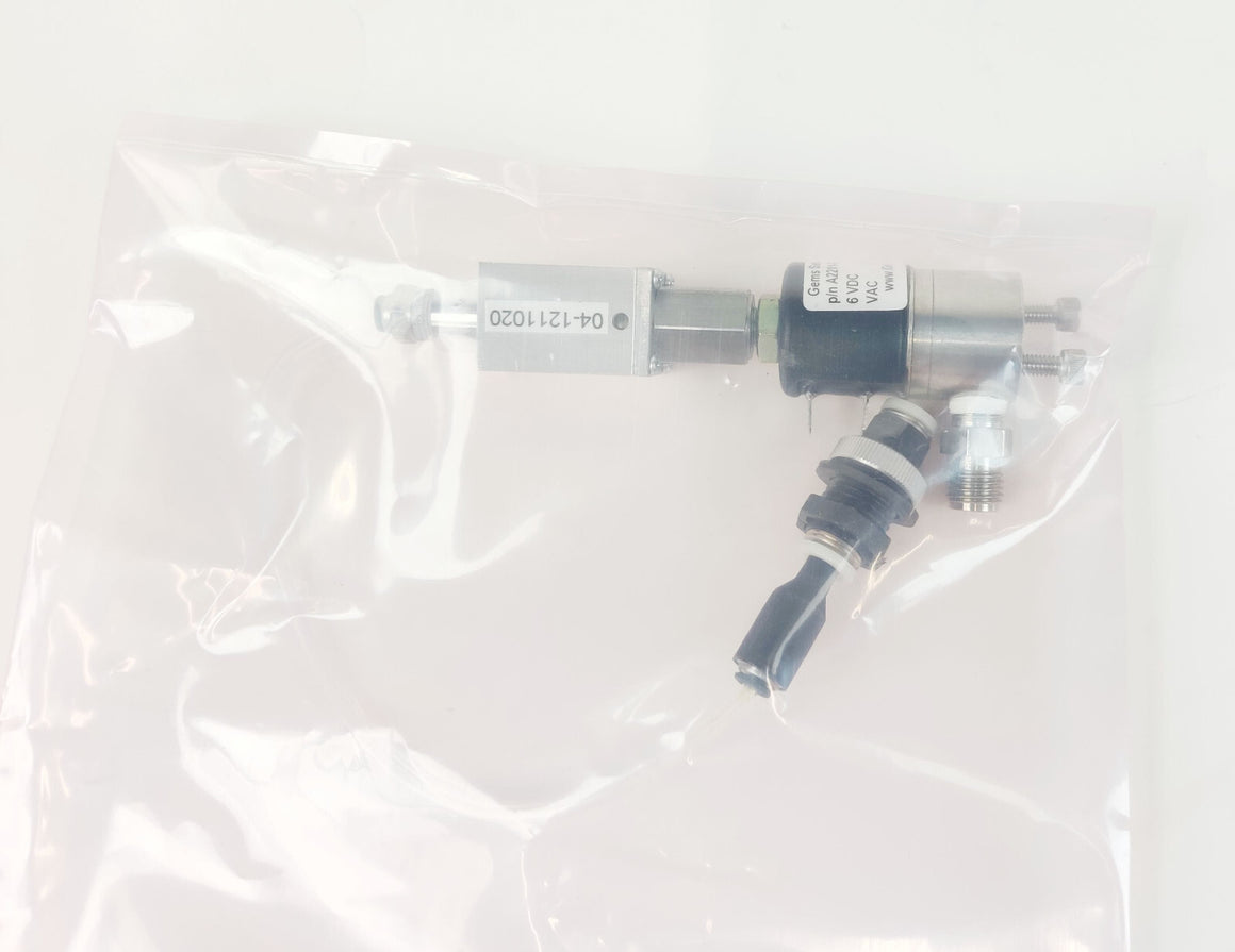 Thermo LCQ 00110-10708 Solenoid Valve Assy SS 2-Way 1/32 Gems Sensors A2211-S13