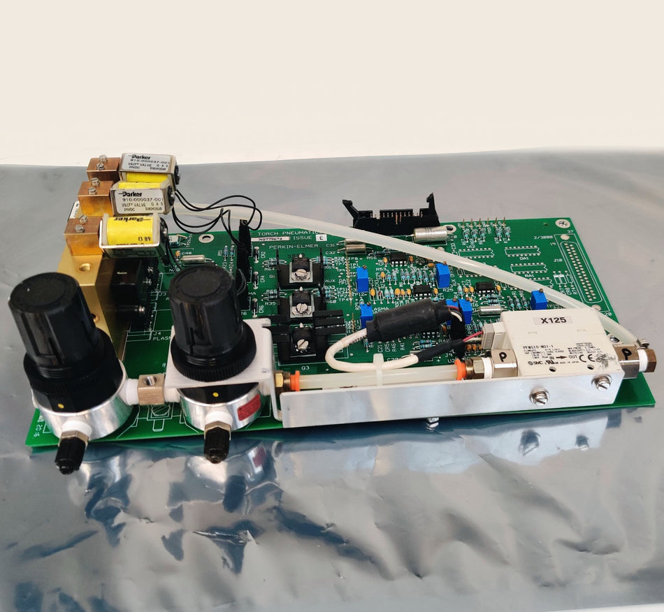 PerkinElmer PerkinElmer N0779674 issue E RF Torch Pneumatics w SMC PFM510-N01-1 Flow Sensor