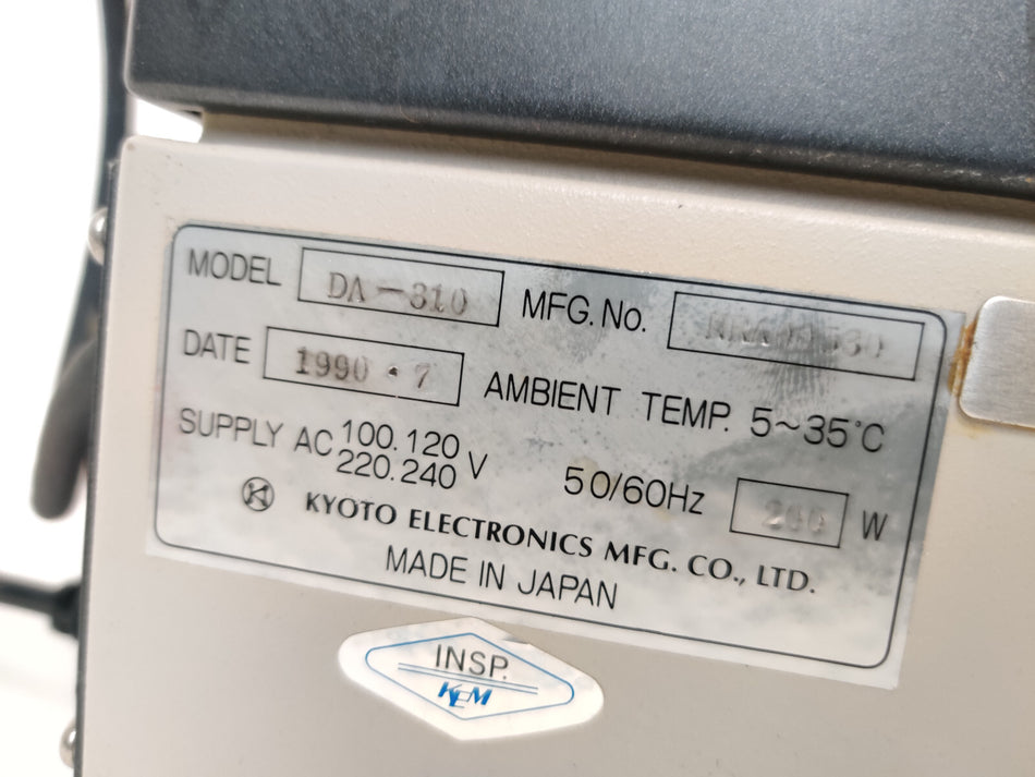 Mettler Toledo Mettler Toledo DA-310 Density Meter compare Anton Paar DMA 4500 Tested