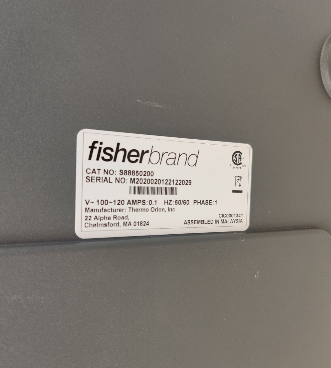 Fisher Scientific S88850200 Fisher brand Isotemp Stirrer 1500RPM 10"x10" Tested