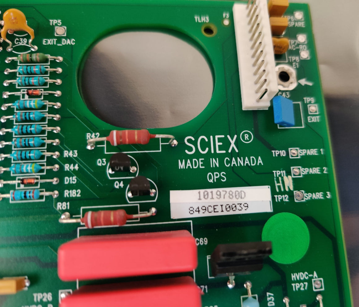 PerkinElmer Sciex 1019780D QPS PCB Circuit Board for ELAN 6000 9000 DRC Working